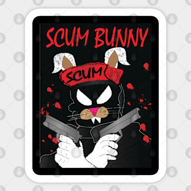 MARKO SKITZO X SCUM BUNNY BWA Sticker by MarkoSkitzo